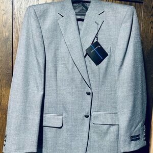 Elegant Gray Men's Blazer